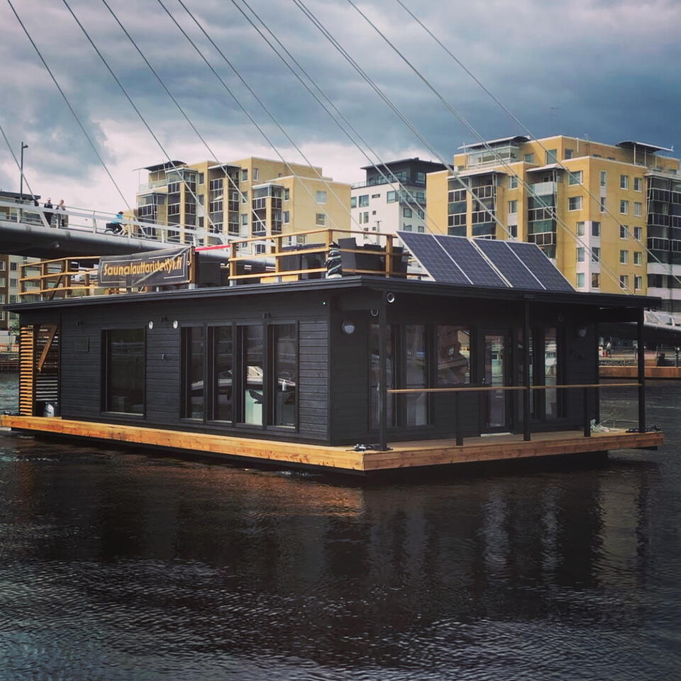 Vertical saunalautta